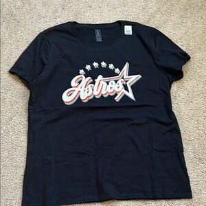 Black Astros Graphic T-Shirt
